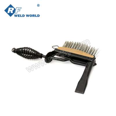 CH-02 Spring Handle Welding Chipping Hammer with Brush